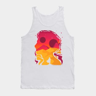 Paul Atreides on Arrakis, Double Exposure Minimalist Illustration Tank Top